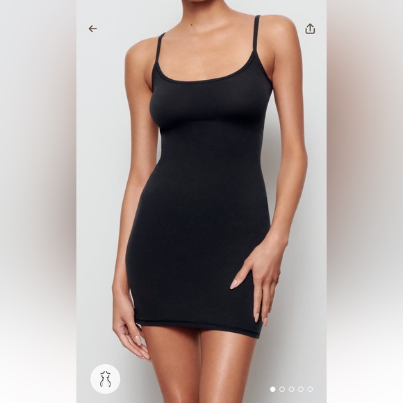 SKIM Fits Everybody Slip Dress Onyx Size Small BRAND NEW - Picture 2 of 7